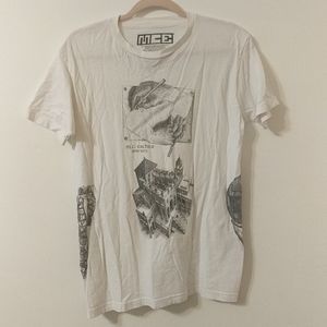 NWOT M.C. Escher All Over Print T-shirt
